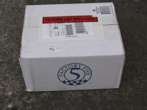 The 1st Box from Factory Five Racing one of many