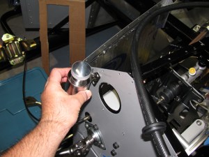 Where does the brake reservoir go?