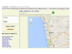 Map showing the KH6WZ APRS beacon location.