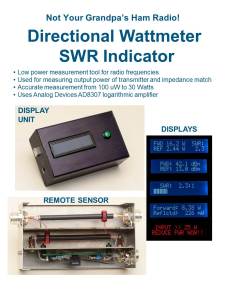 Directional coupler - SWR meter 1