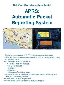 KH6WZ - W6DQ APRS poster