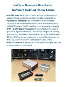 Slide2 software defined radio
