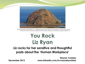 You Rock Liz Ryan