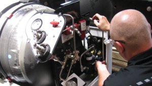 Working on a CNG vehicle fuel system