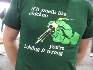 KH6WZ smells like chicken