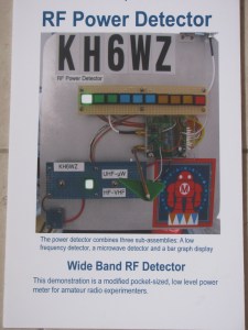 Maker Faire RF Detector by Wayne Yoshida KH6WZ